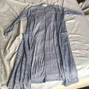 Lula Roe- Long Patterned Cardigan